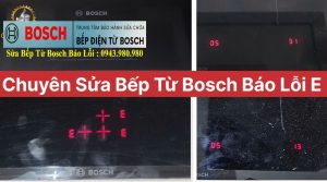 Thợ kiểm tra mã lỗi và sửa bếp từ Bosch tại nhà Hà Nội