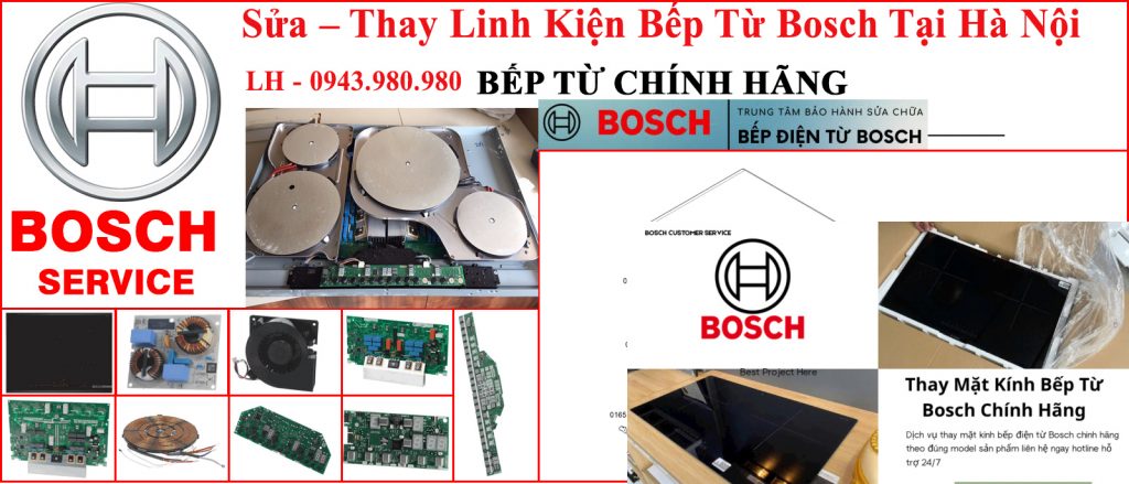Kiểm tra và sửa chữa linh kiện bếp từ Bosch tại Hà Nội