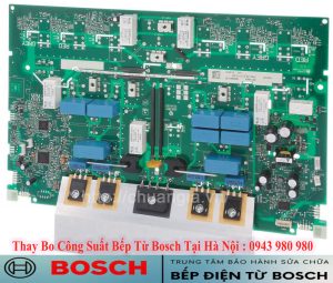 Kiểm tra và sửa bo công suất bếp từ Bosch không gia nhiệt tại Hà Nội