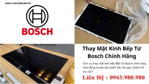 Thay mặt kính bếp từ Bosch bị nứt vỡ tại Hà Nội